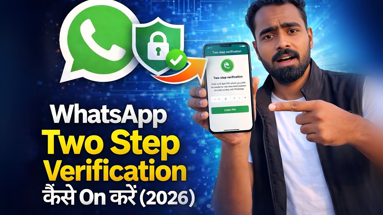 WhatsApp Two Step Verification Kaise On Kare (2026) | WhatsApp Account Security Guide | Tech Frack 