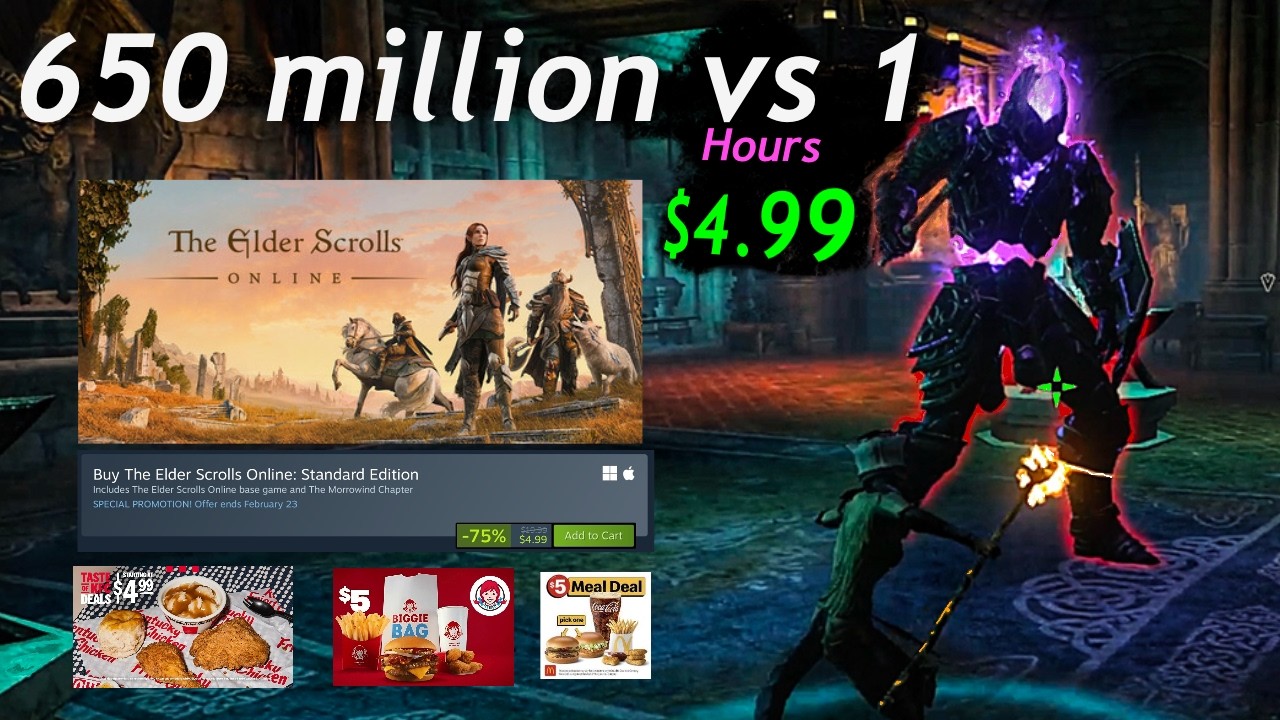 @roninkazee | #518 | $4.99 Value meal vs. 650 Million | ESO