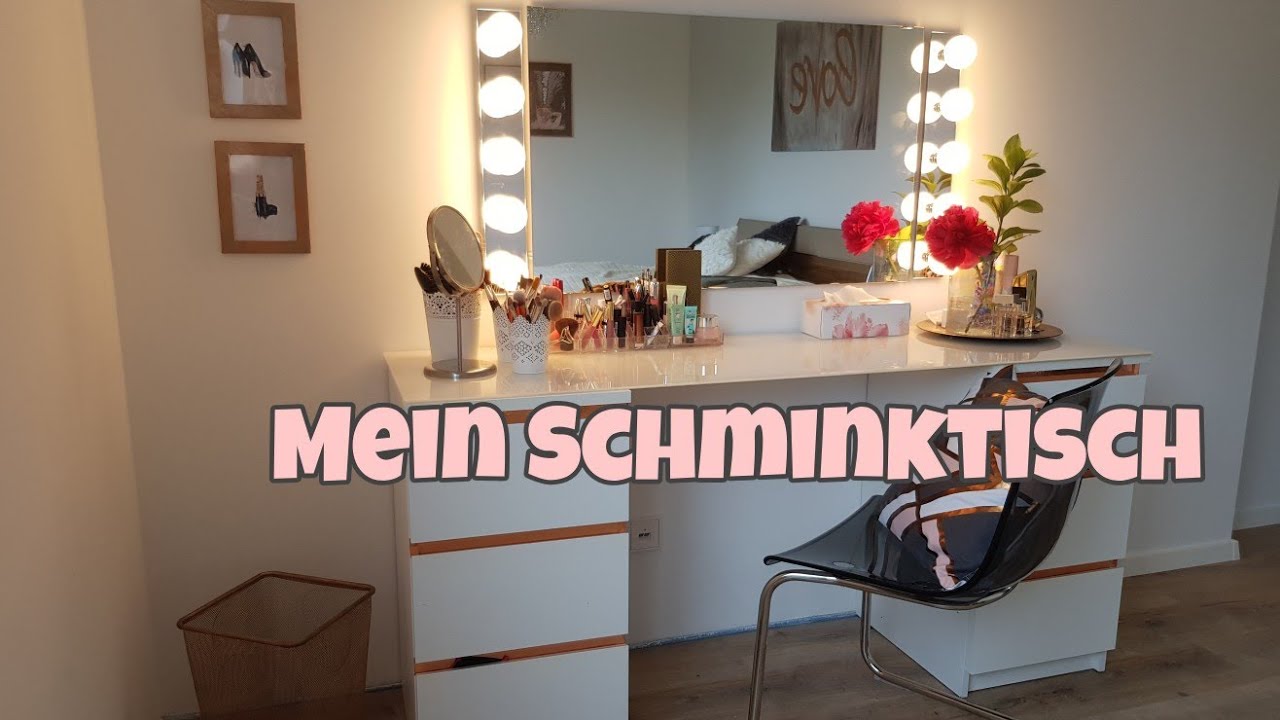 Mein Schminktisch inkl. Inhalt | Ikea Schminktisch DIY| Die Siwuchins