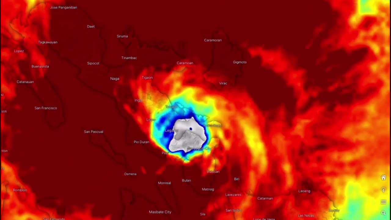 Typhoon Kammuri Makes Landfall in Bicol