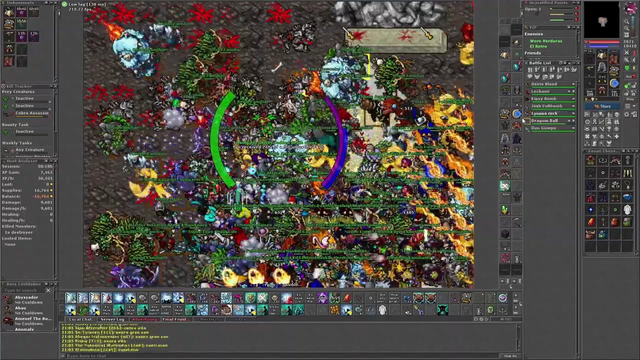 Tibia War Talera- Luniinha POV- Dragom Ball 1813 MS-Josh Fullbomb 1380 ED- Ca Milla 1250 ED SMOKED