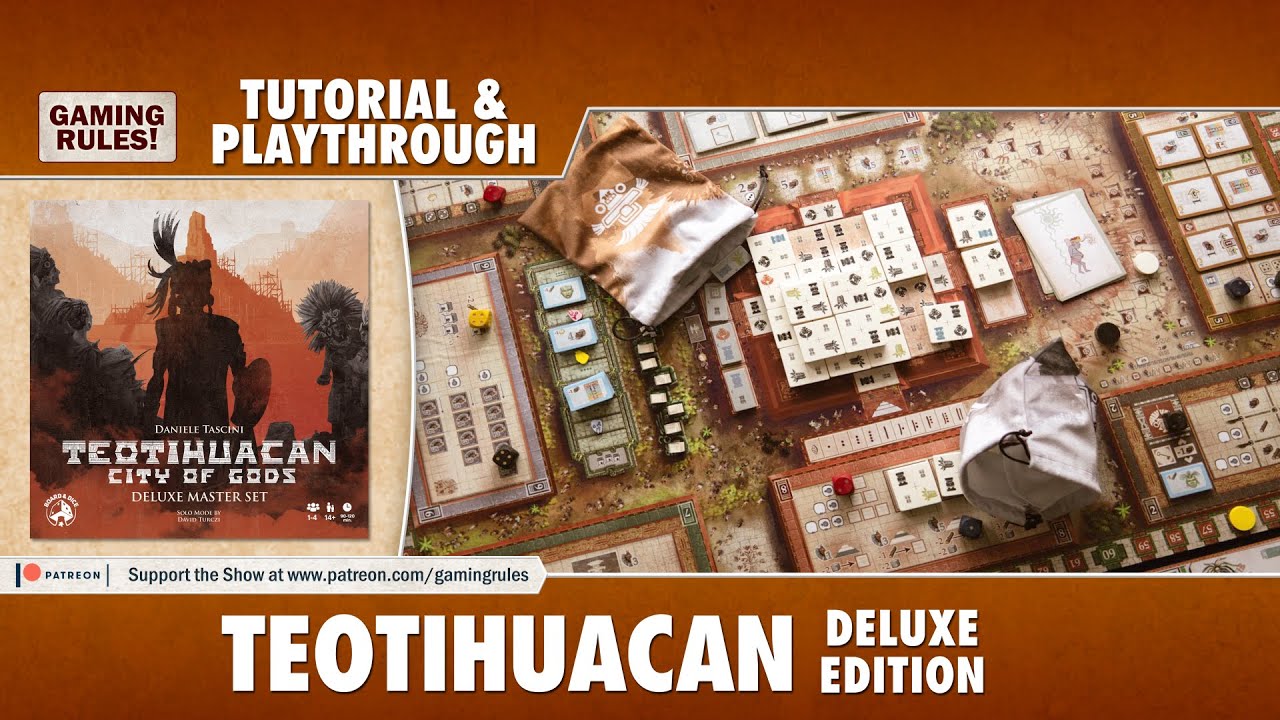 Teotihuacan Deluxe Edition - Tutorial & Playthrough