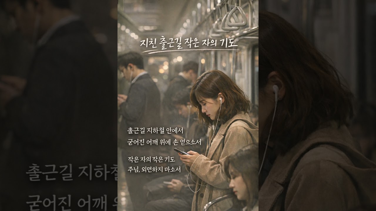 어느 작은자의 기도~출근길 지하철 안에서 #깊은기도음악 