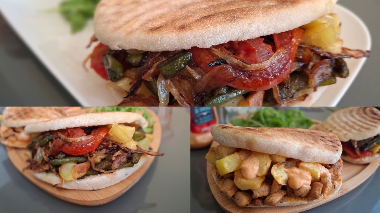 أغرب حشو  مطلوع او سندويش🥙🥙🥙 ممكن تعملوه ، حشو الفاصوليا الخضرا مع البصل المكرمل  ذوق ولا أروع😋😋😋