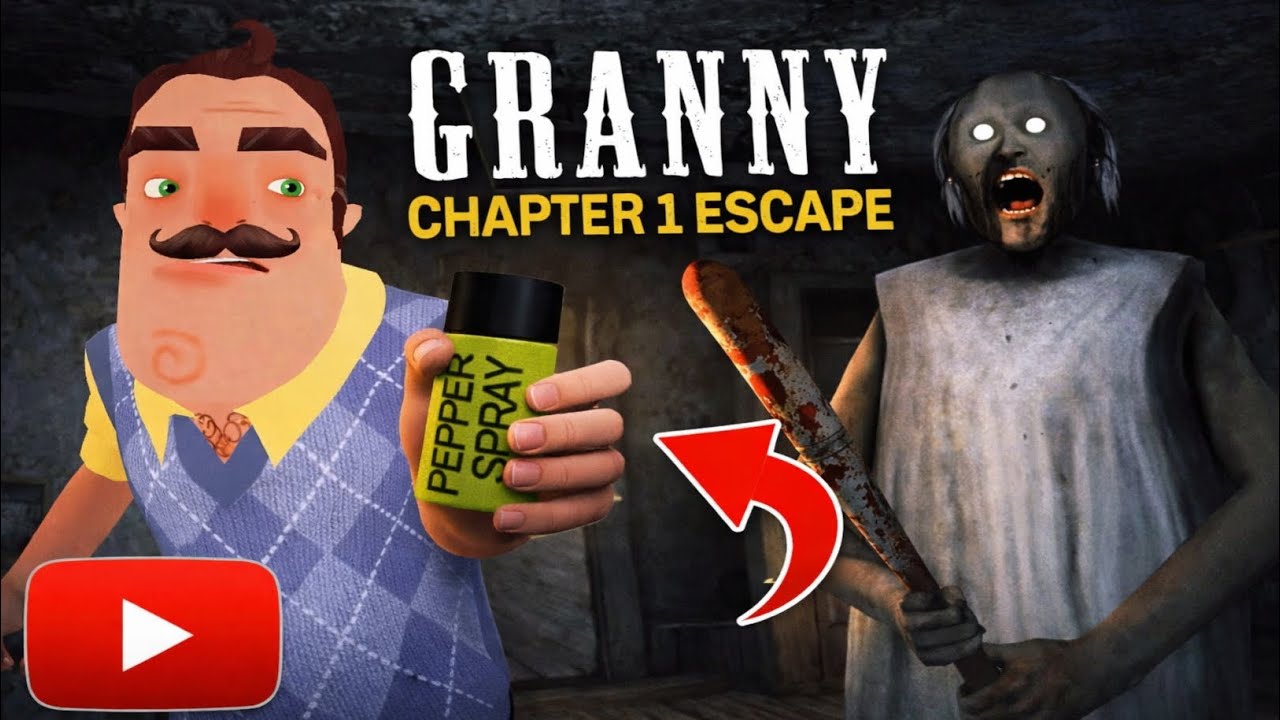 “Pepper Spray se Granny ko Shock! 😱  Granny Chapter 1 Escape”