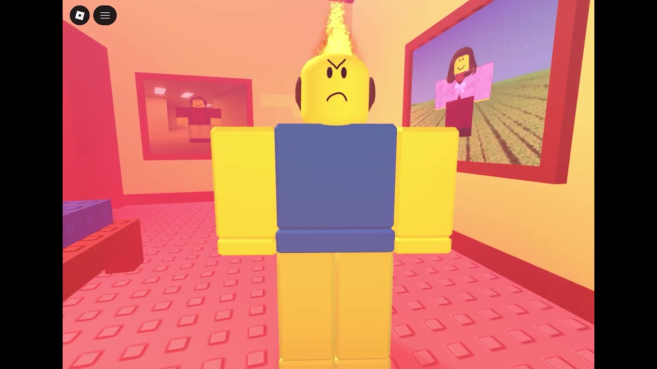 Je joue à Roblox 