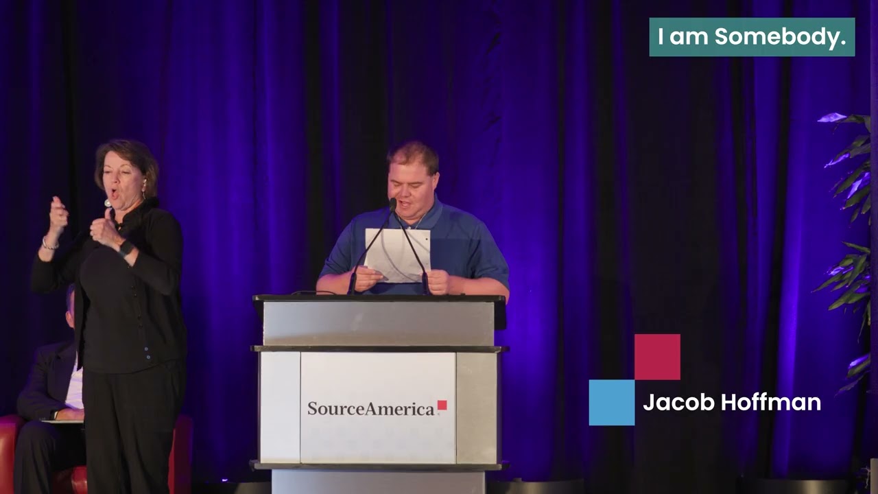 SOAR365's Jacob Hoffman Speaks at the 2025 SourceAmerica Grassroots Advocacy Conference