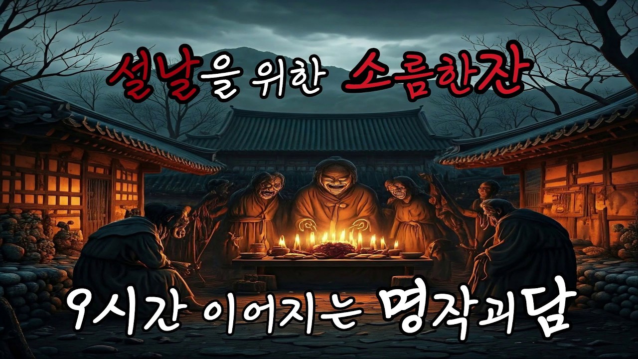 [설날 특선] 명작괴담 9시간 이어듣기ㅣ몰아듣기ㅣ#괴담  #단편  #무서운이야기ㅣ소름한잔