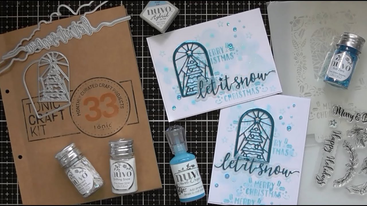 Let it Snow with Tonic Craft Kit #33 :D