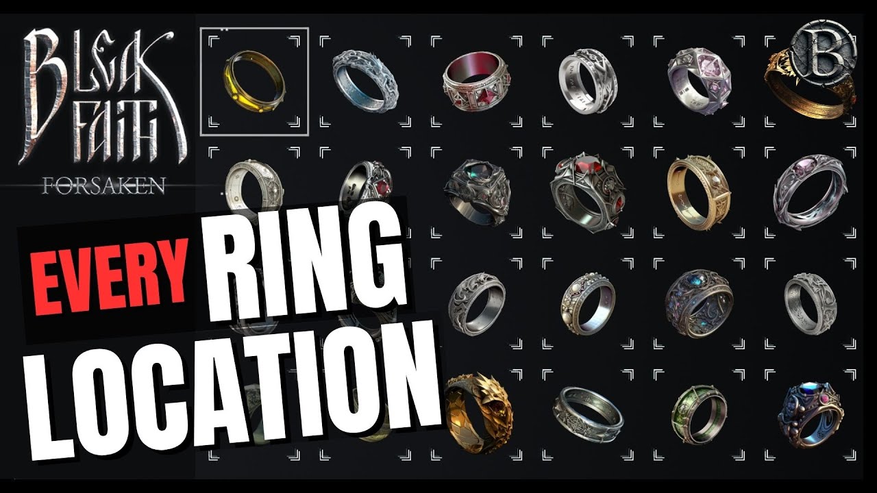 ALL 35 Ring Locations In Bleak Faith Forsaken (GUIDE)