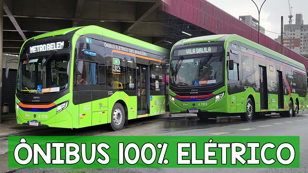 Ônibus | Circulação dos novos ônibus elétricos na zona leste de SP