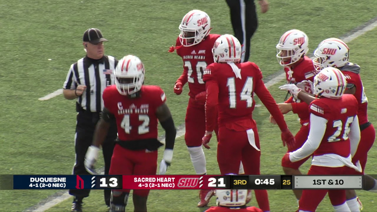 #NECFB on ESPN3: Sacred Heart shuts down Duquesne, 31-13