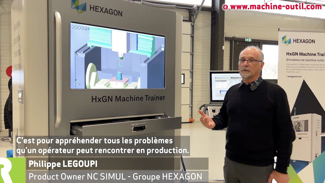 Former les futurs opérateurs sur machine à commande numérique avec Hexagon Machine Trainer