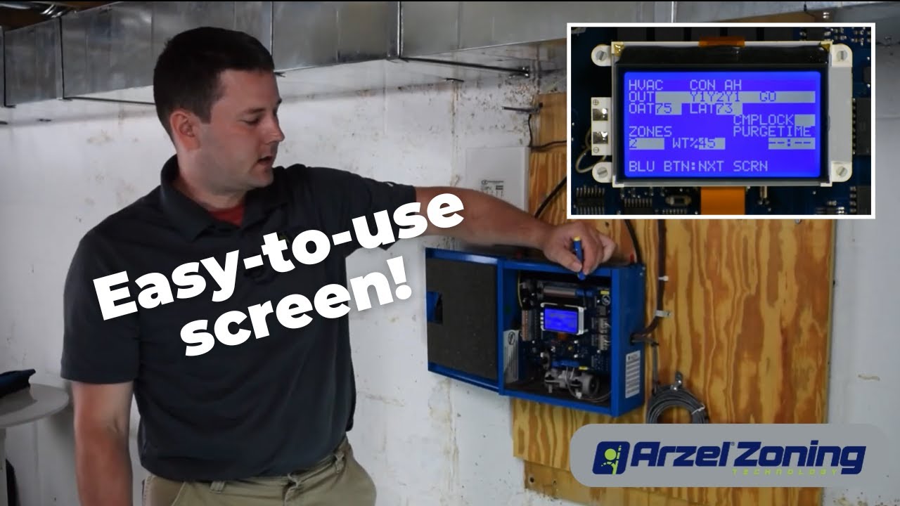 HeatPumPro HVAC Zoning Control Panel Demonstration