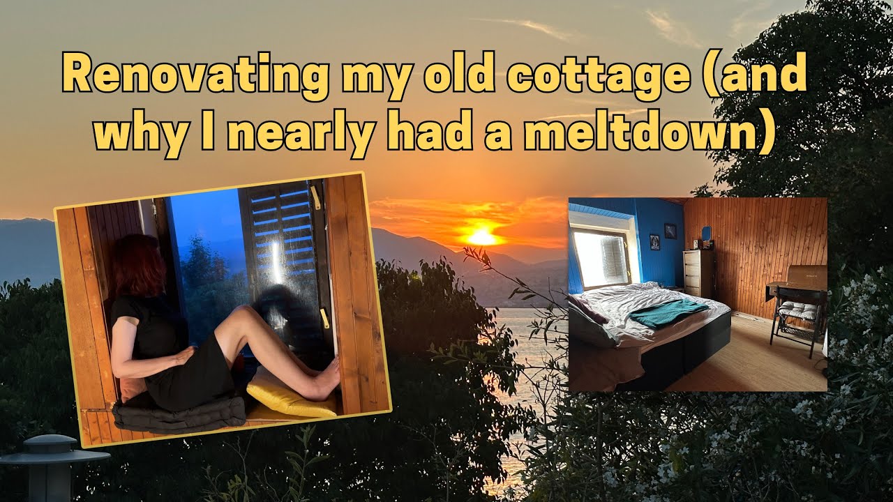 Vlog: Renovating my old cottage (and why I nearly had a meltdown)