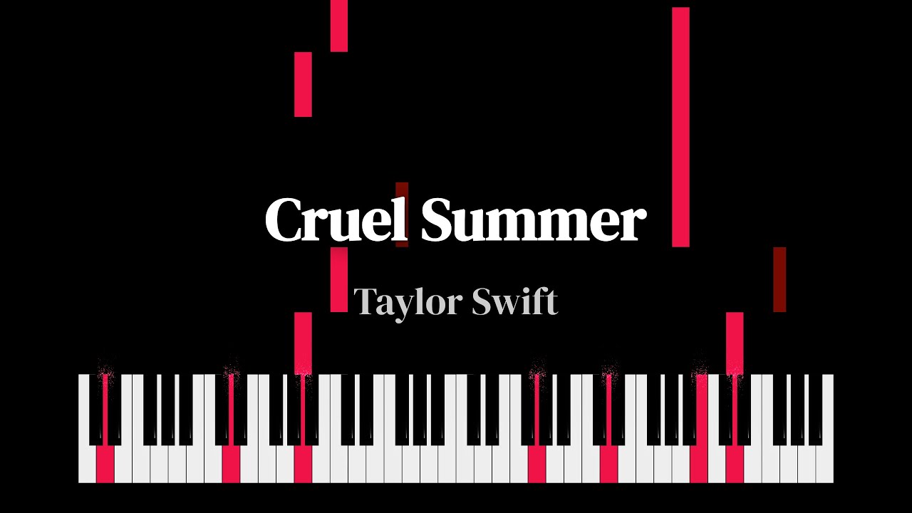 Taylor Swift - Cruel Summer - TUTORIAL