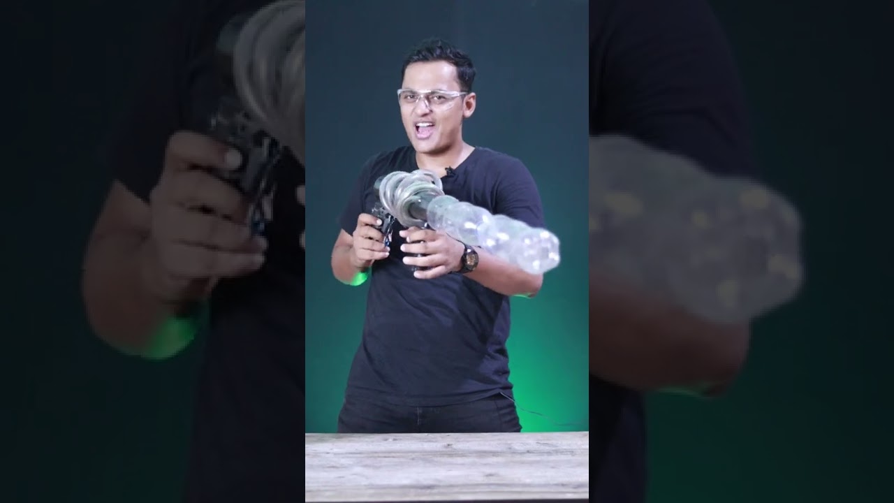 we made a science fiction GUN !!! #experiment #plasmagun #sciencefiction