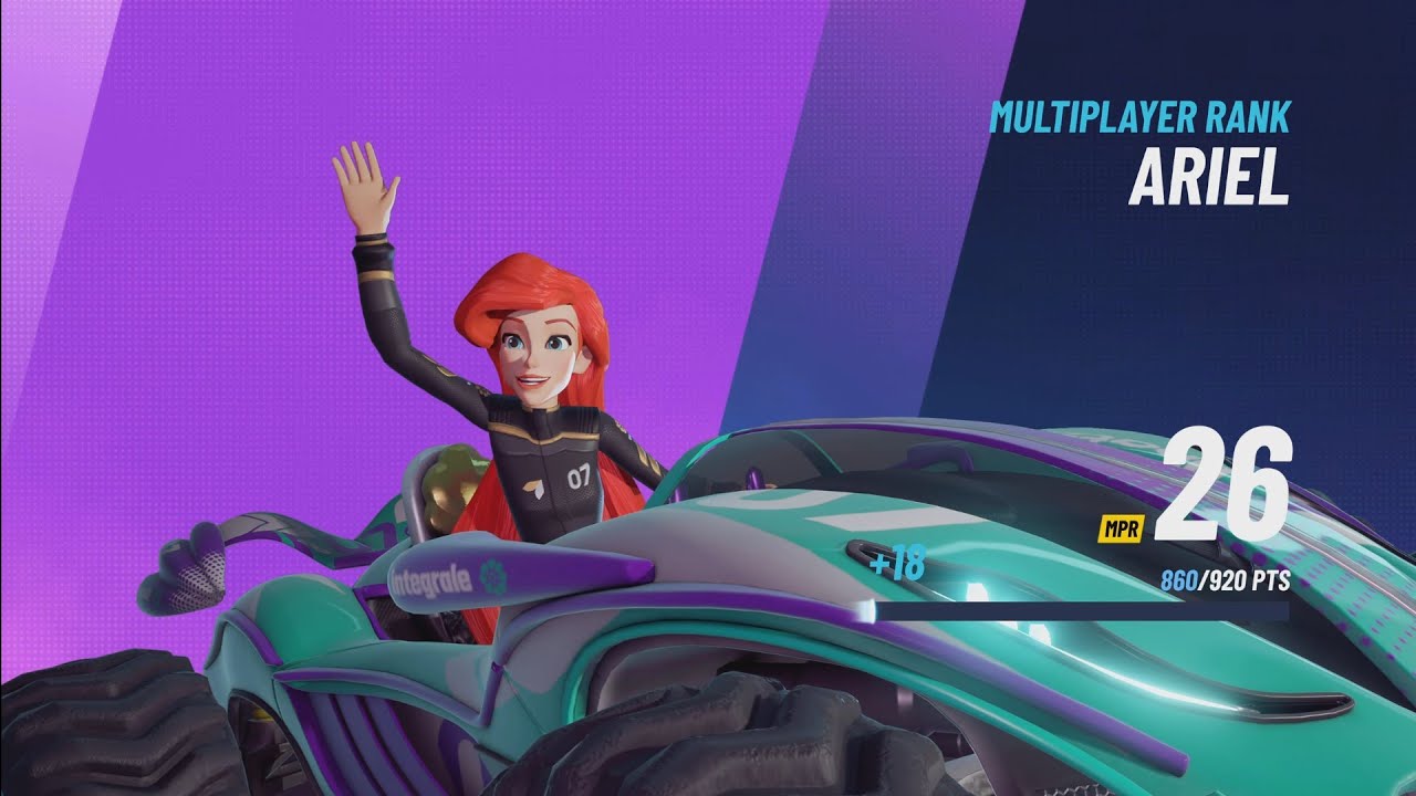 ARIEL - TEAM RANK MATCH - Disney Speedstorm