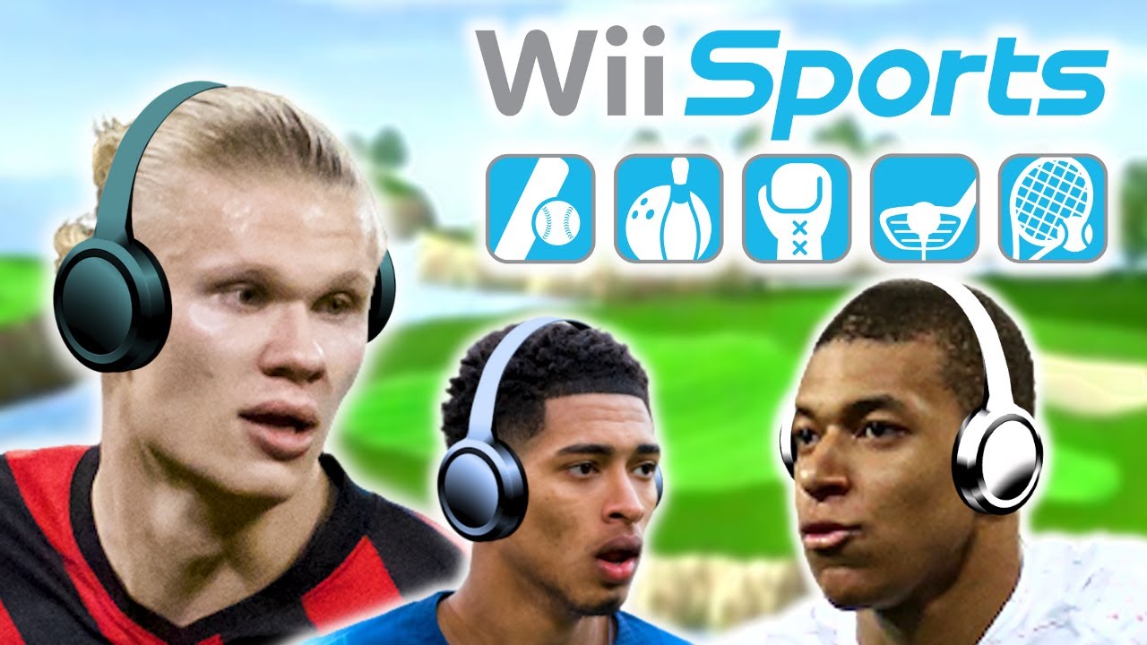 Haaland & Mbappé play Wii Sports Golf!