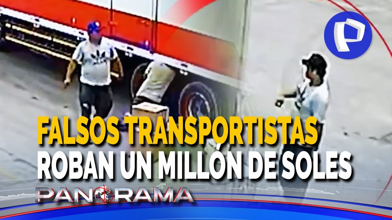 El gran golpe del “Patrón”: roba un millón de soles simulando ser transportista