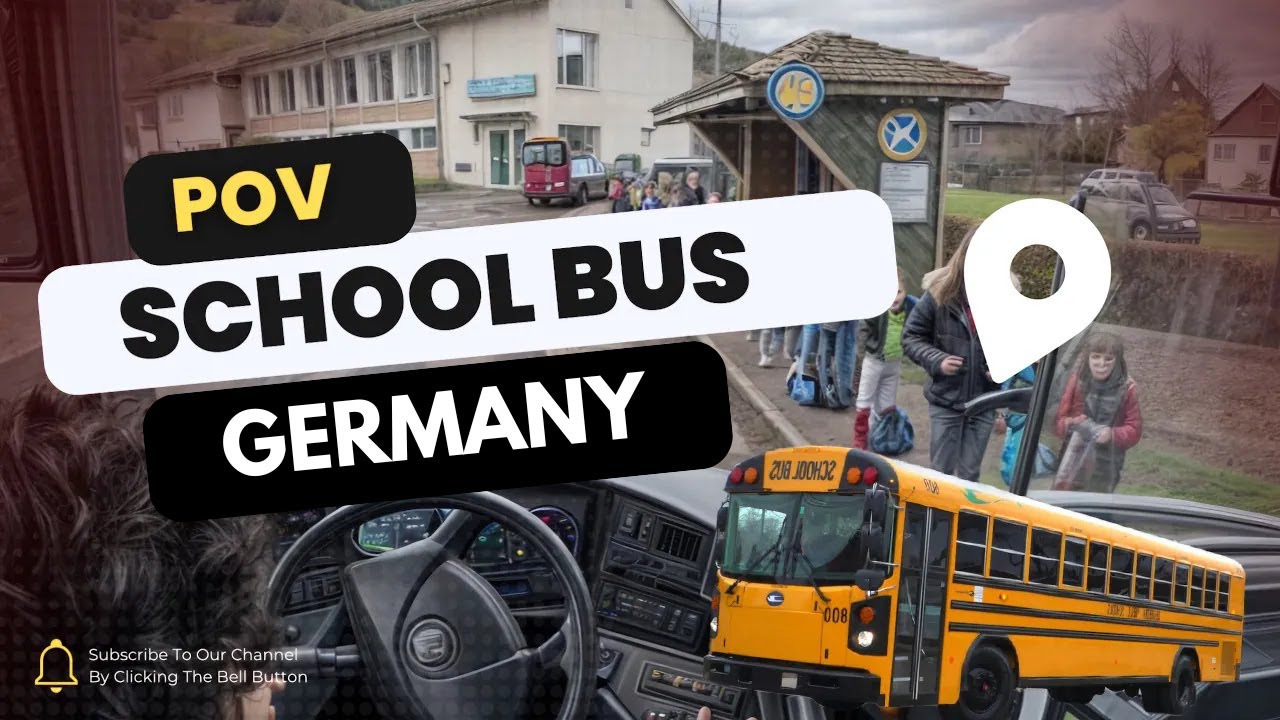 A Day in the Life of a School Bus Driver 🚍 | POV Driving Experience 🎥 | Germany| Black Forest |