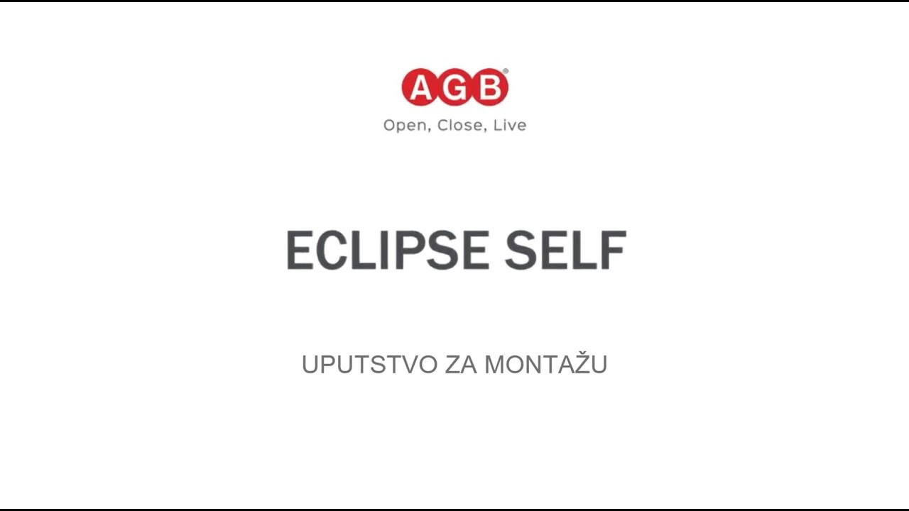 ECLIPSE Self   Uputstvo za montažu