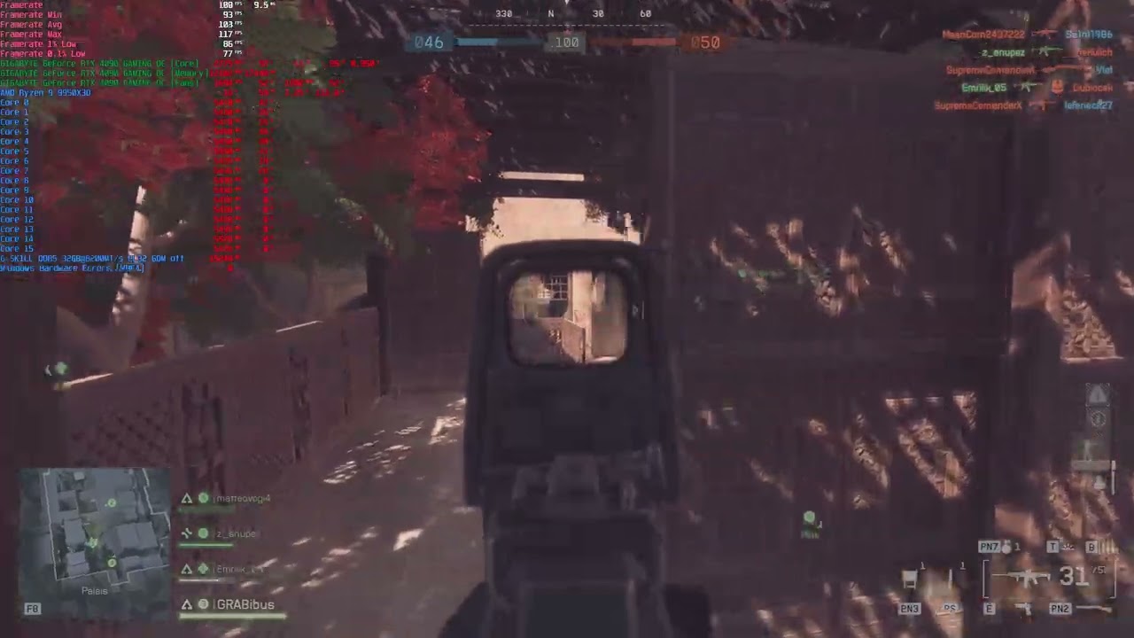 Battlefield 6 : RTX 4090 / Ryzen 9950X3D / 4K 240Hz / Extreme settings / DLSS Quality / HDR