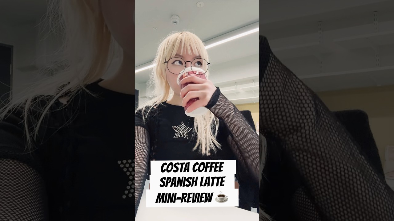 Costa Coffee Spanish Latte Review ☕️ #coffee #costacoffee #coffeereview