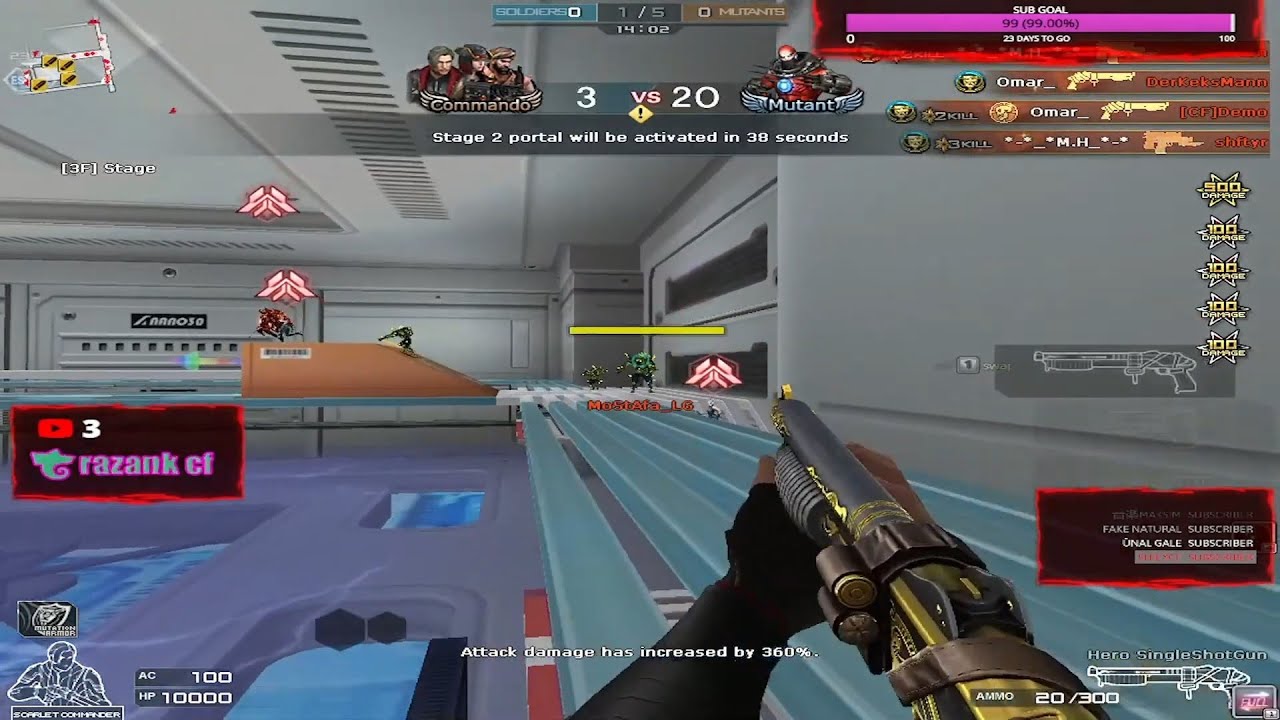 TOP BUG OF THE CF DESKTOP MUTANT ESCAPE MODE. AND HOW TO KILL SPECIAL BUGGERS. CROSSFIRE WEST.