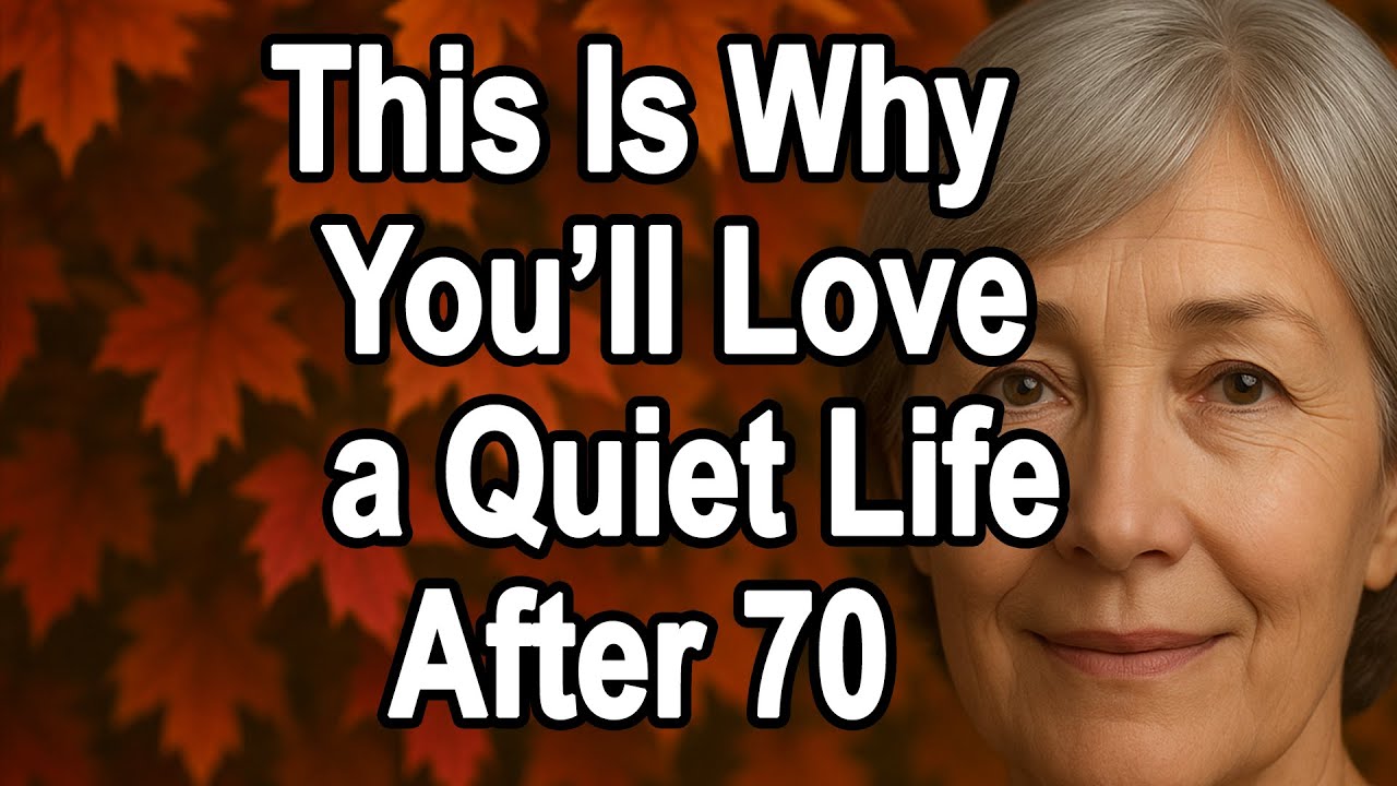 Why Quiet Living Brings More Happiness After 70 | Elderly Reflections
