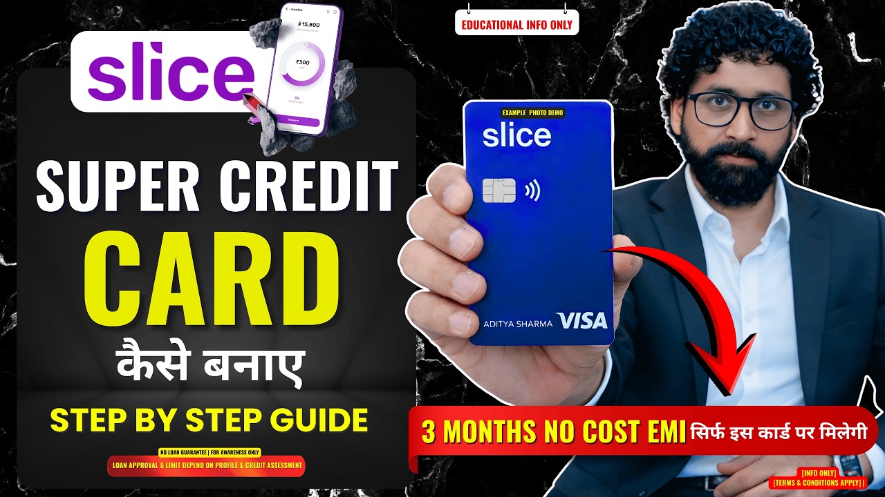 How To Apply Slice Credit Card | Slice Credit Card Full Details, Benefits & 3 Month Zero Cost EMI