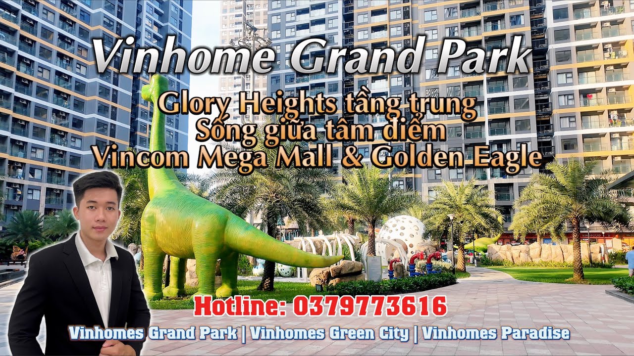 Glory Heights tầng trung – View trực diện Vincom Mega Mall & Quảng trường Golden Eagle