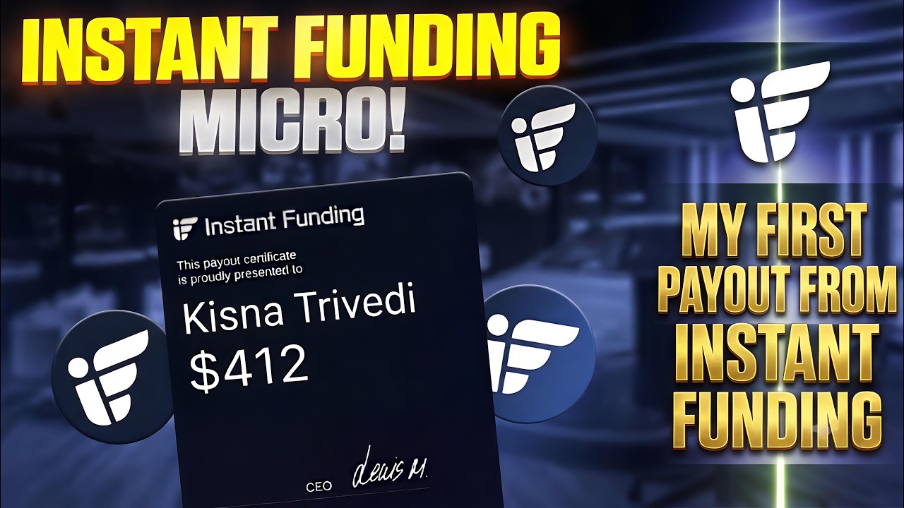 IF Micro Payout | My First Payout From Instant Funding Prop Firm | IF Micro 5K Account Payout Proof