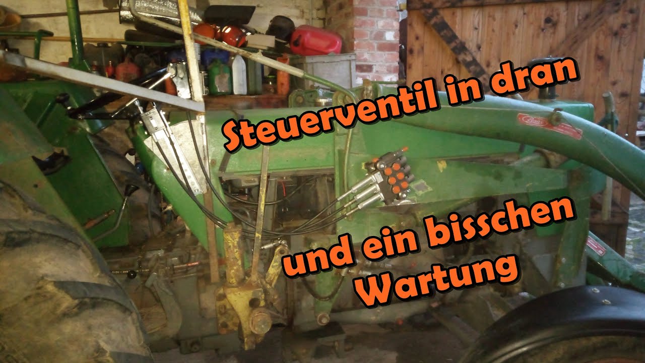 Wartung am Fendt 106 | Steuerventil ist dran | Grüner Wolf Kanal