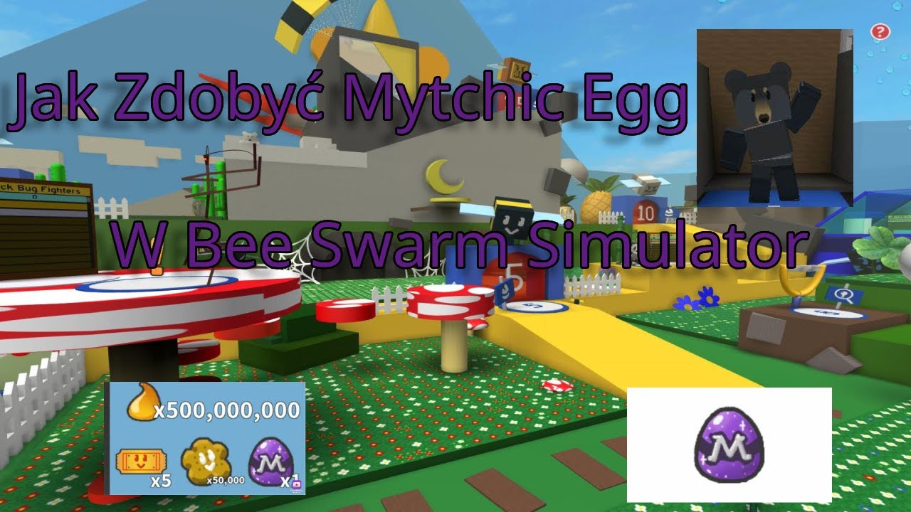Jak łatwo zdobyć Mytchic Egg W Bee Swarm Simulator PL | Busieq |