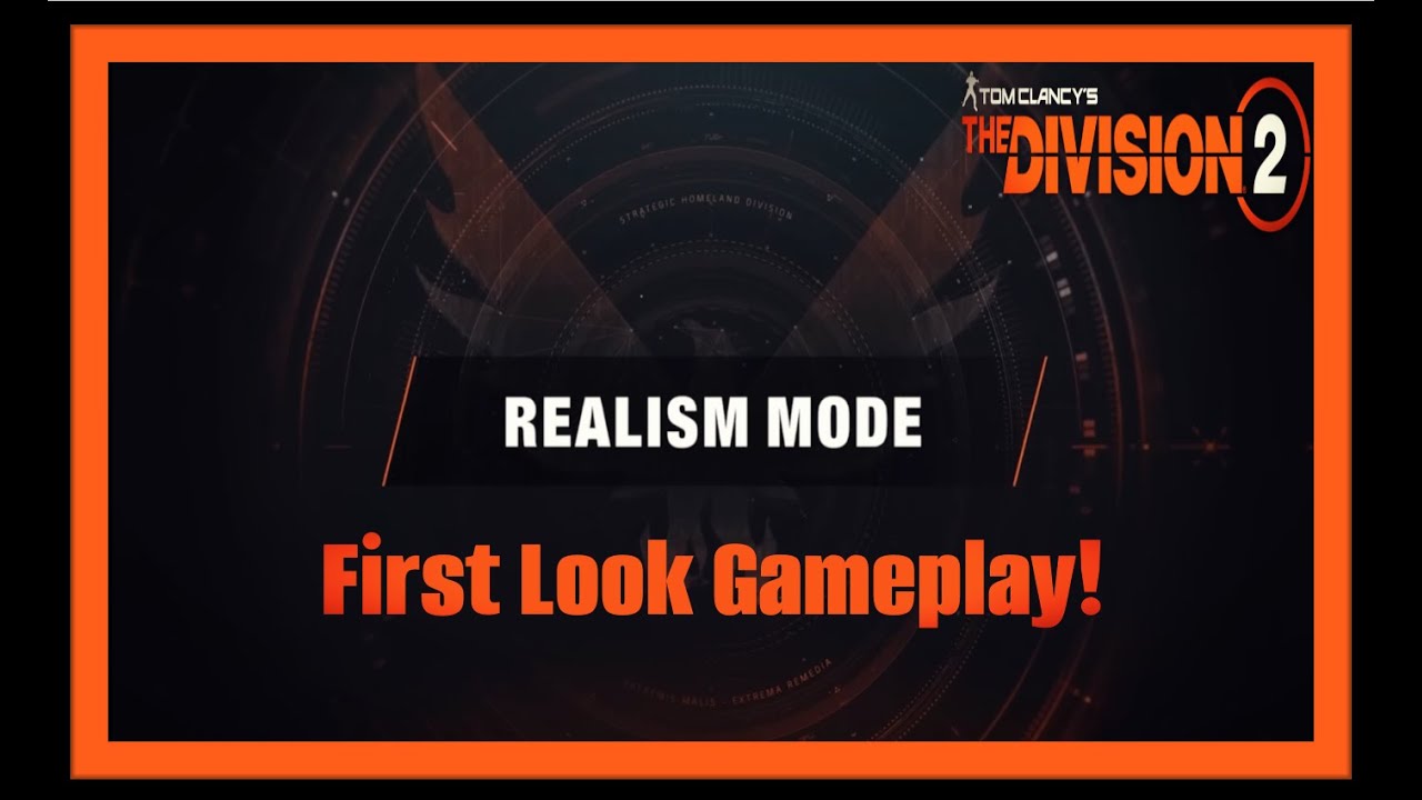 The Division 2 — Первый взгляд на режим реализма, который появится в The Division 2, и другие ано...