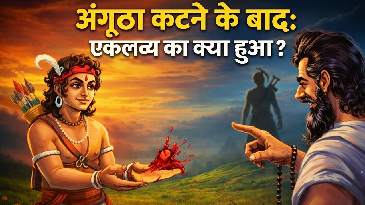 अंगूठा कटने के बाद एकलव्य का क्या हुआ? | Complete Story of Eklavya 