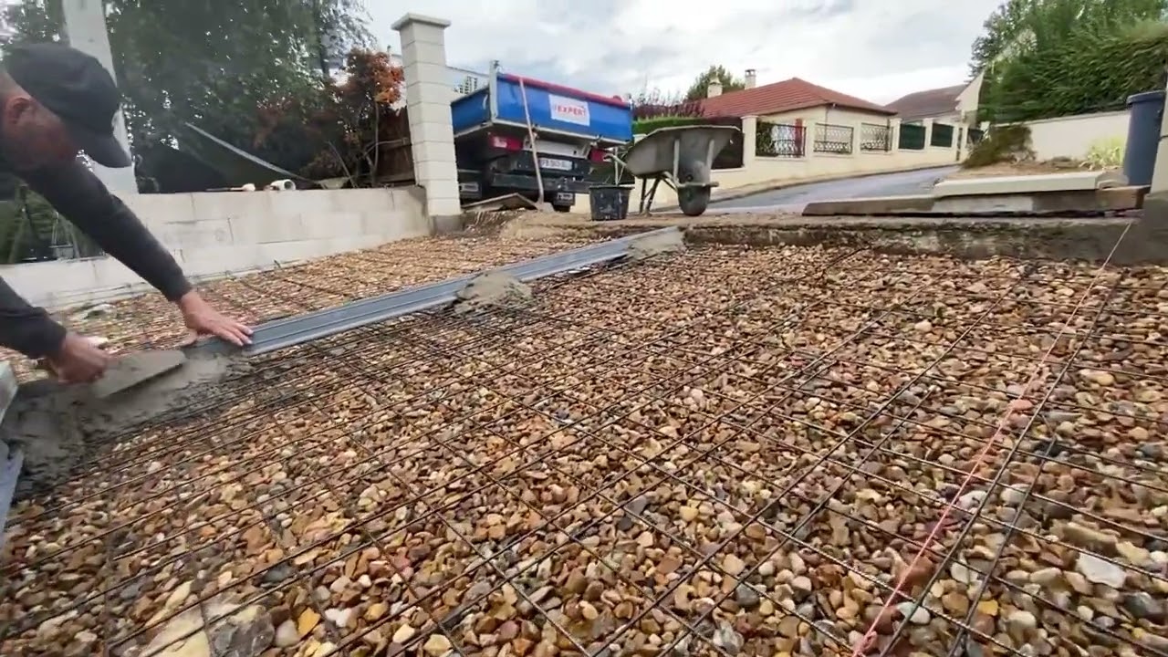 Avant / Après | Rénovation d’une descente de garage