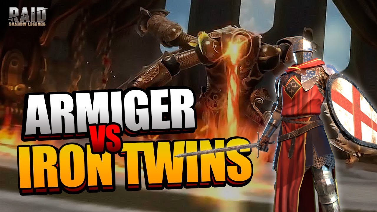 ARMIGER SPEED FARM TEAM! IRON TWINS STAGE 15! | Raid Shadow Legends