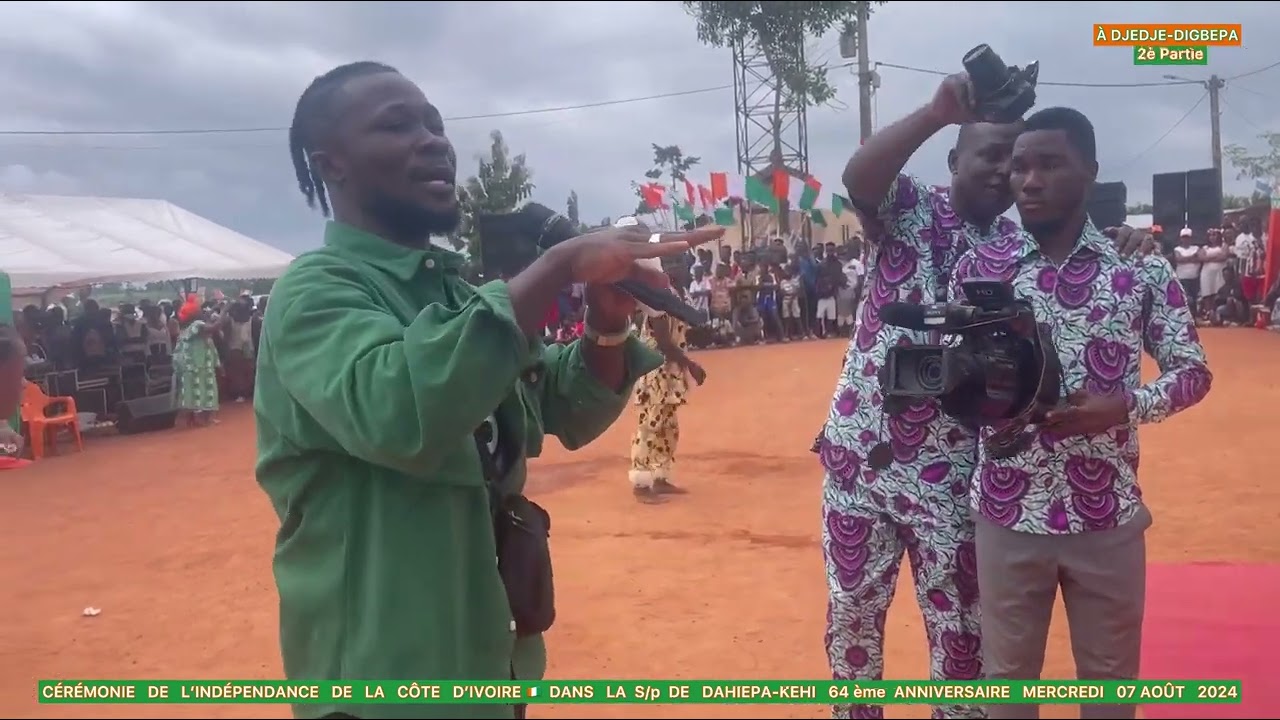 SELMO DJIDJI Fait le show à la 64 ème anniversaire de la Côte d’Ivoire 🇨🇮 à Djedje-Digbepa