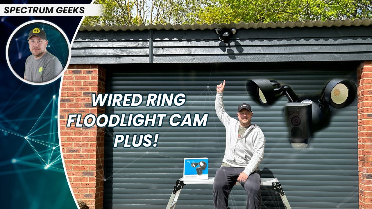 Ring FloodLight Cam Wired Plus // Основная камера видеонаблюдения // Распаковка // Установка // О...
