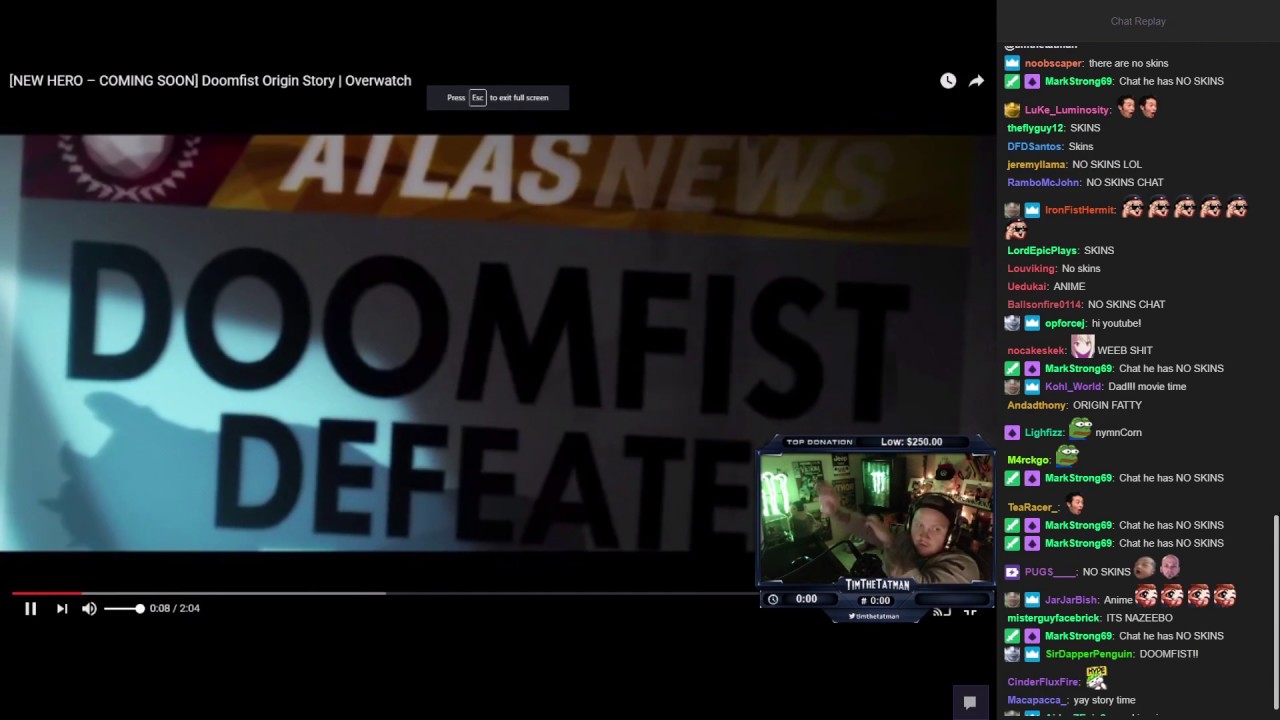 Timthetatman Reacts To Doomfist Origin Story