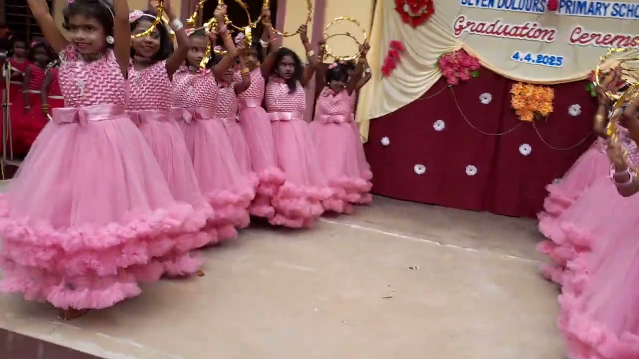 Seven Dolours primary school, palay.Graduation day 4.4.25 1 std dance