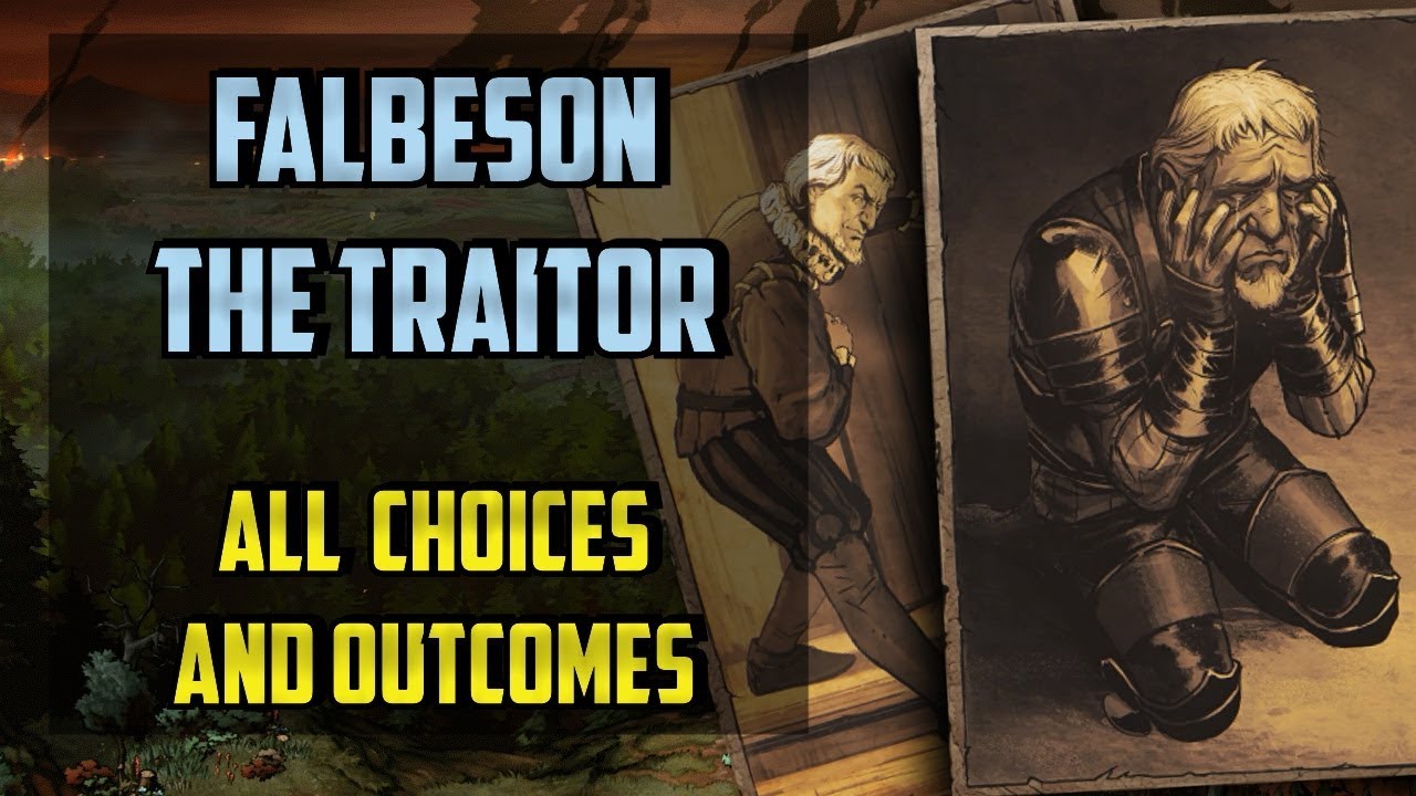 Falbeson The Traitor All choices - Thronebreaker the Witcher Tales - (Black Sashes)