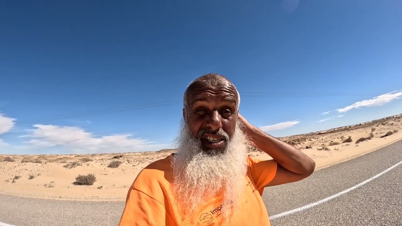من البئر الكندوز الى المعبر الحدودي الكركرات مسافة 86كلم مرت بسلام وامن وامان 