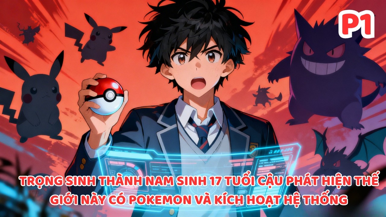 TRỌNG SINH VỀ TUỔI 17, CẬU PHÁT HIỆN THẾ GIỚI CÓ POKEMON VÀ KÍCH HOẠT HỆ THỐNG BÁ ĐẠO P1