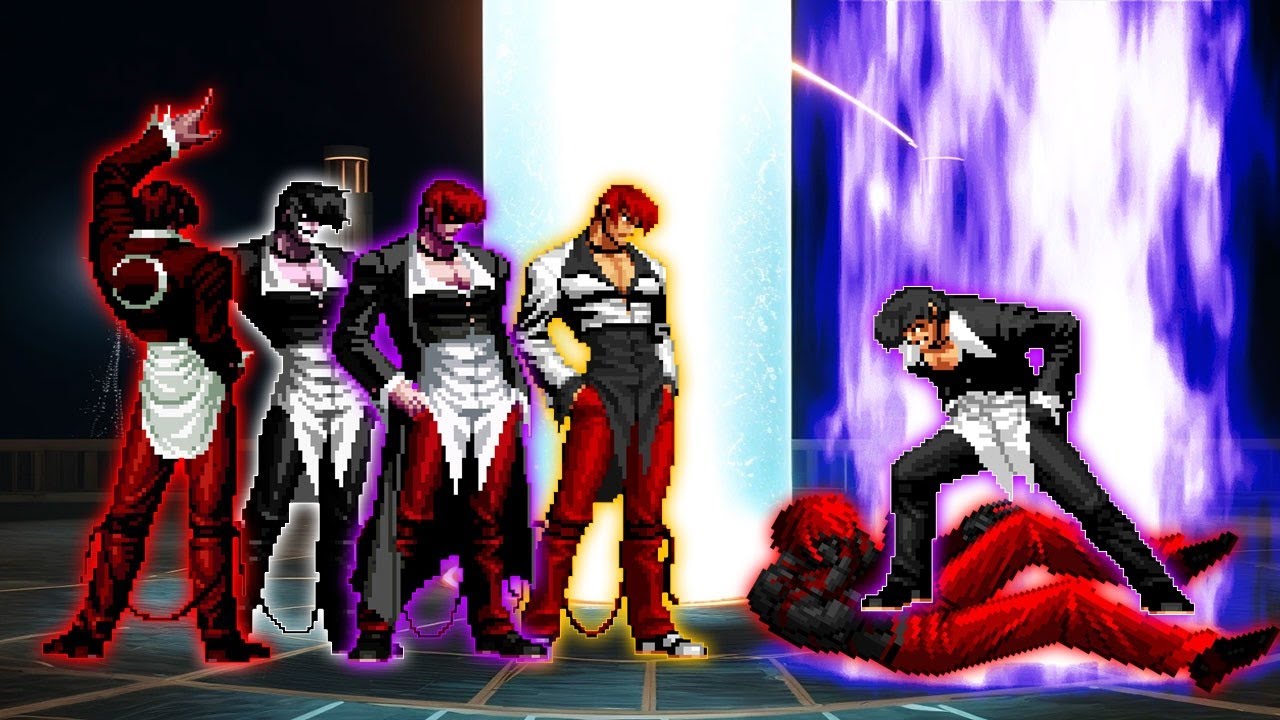 [KOF Mugen] Iori Crime Vs Iori Yagami Team