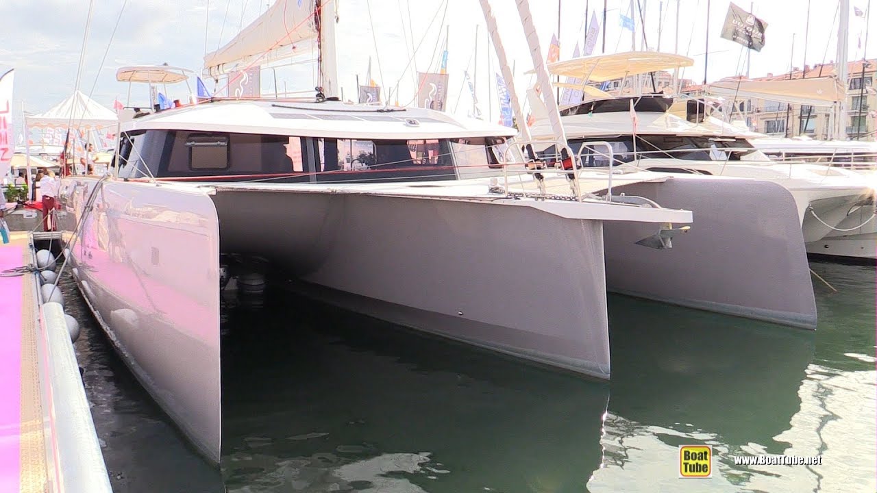 2019 Neel 51 Trimaran -Deck and Interior Walkaround - 2018 Cannes Yachting Festival