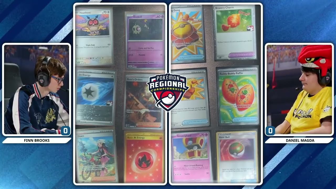 4-й раунд регионального турнира Pokémon TCG в Бирмингеме 2026 года. Чаризард Ноктоул против Голде...