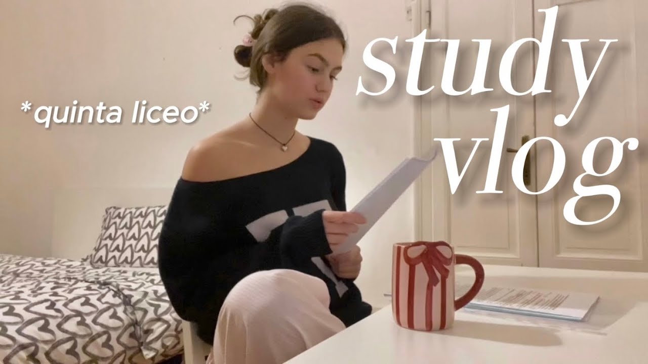 study vlog! studiamo insieme per un’interrogazione..